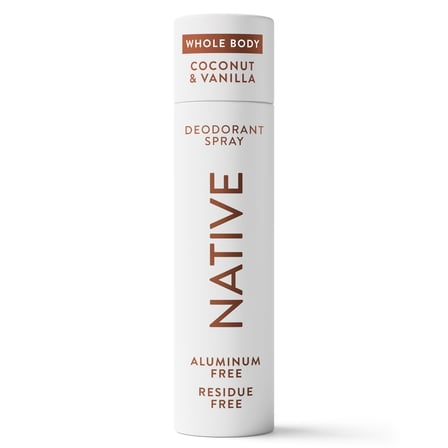 Native Whole Body Deodorant Spray Coconut & Vanilla, 3.5oz