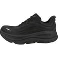 thumbnail image 1 of Zapatillas HOKA Bondi 9 para hombre, color negro, malla de ingeniería, 1 of 6