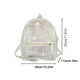 thumbnail image 3 of Mochila transparente impermeable de PVC, bolsa de almacenamiento de gran capacidad para estudiantes, mochila para hombres y mujeres, bolsa de almacenamiento, cadena de luces de plástico, 3 of 6