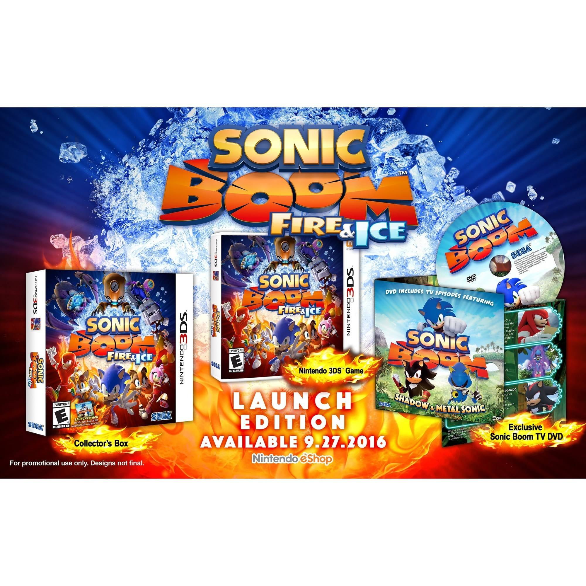 Jogo Sonic Boom: Fire & Ice Sega Nintendo 3DS em Promoção é no Bondfaro