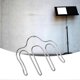 thumbnail image 4 of Lot de 2 supports de page de musique, pinces à livre, accessoires pour instruments de musique, type M, fer léger (argent), 4 of 4