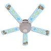 Ceiling Fan Designers 52FAN-IMA-BNTB Baby Nursery Toys Blocks Blue Ceiling Fan 52 In.
