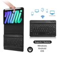 thumbnail image 4 of Funda con teclado BORIYUAN para iPad mini 7/6, 8,3 pulgadas, retroiluminada de forma inalámbrica, 4 of 9