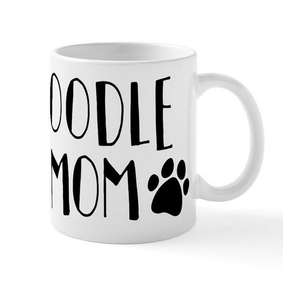 CafePress - Poodle Mom - 11 oz Ceramic Mug - Novelty Coffee Tea Cup