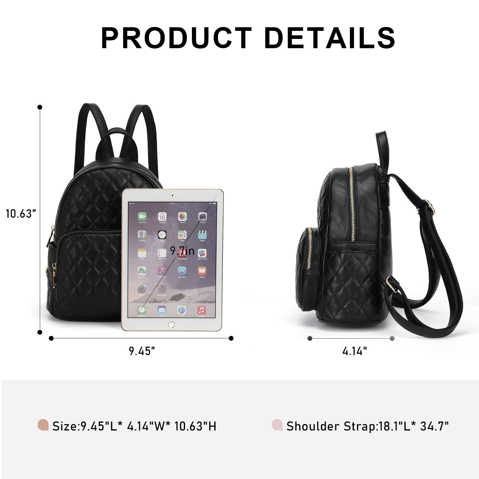 6927 Mini Small Backpack , 8.6\