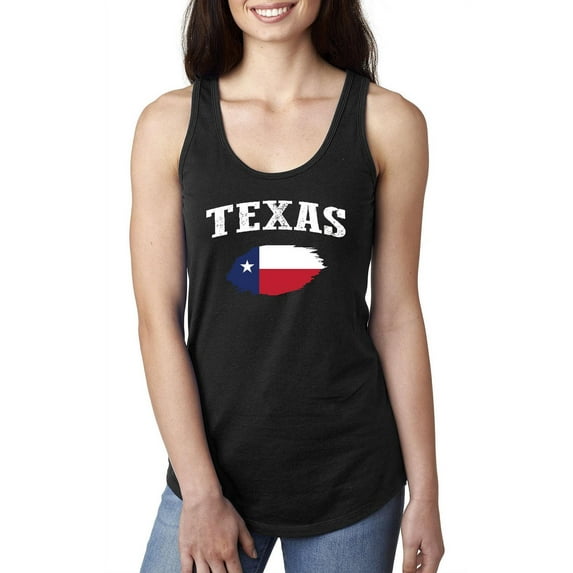 Normal is Boring - Women's Racerback Tank Top, up to Women Size 2XL - Texas Flag