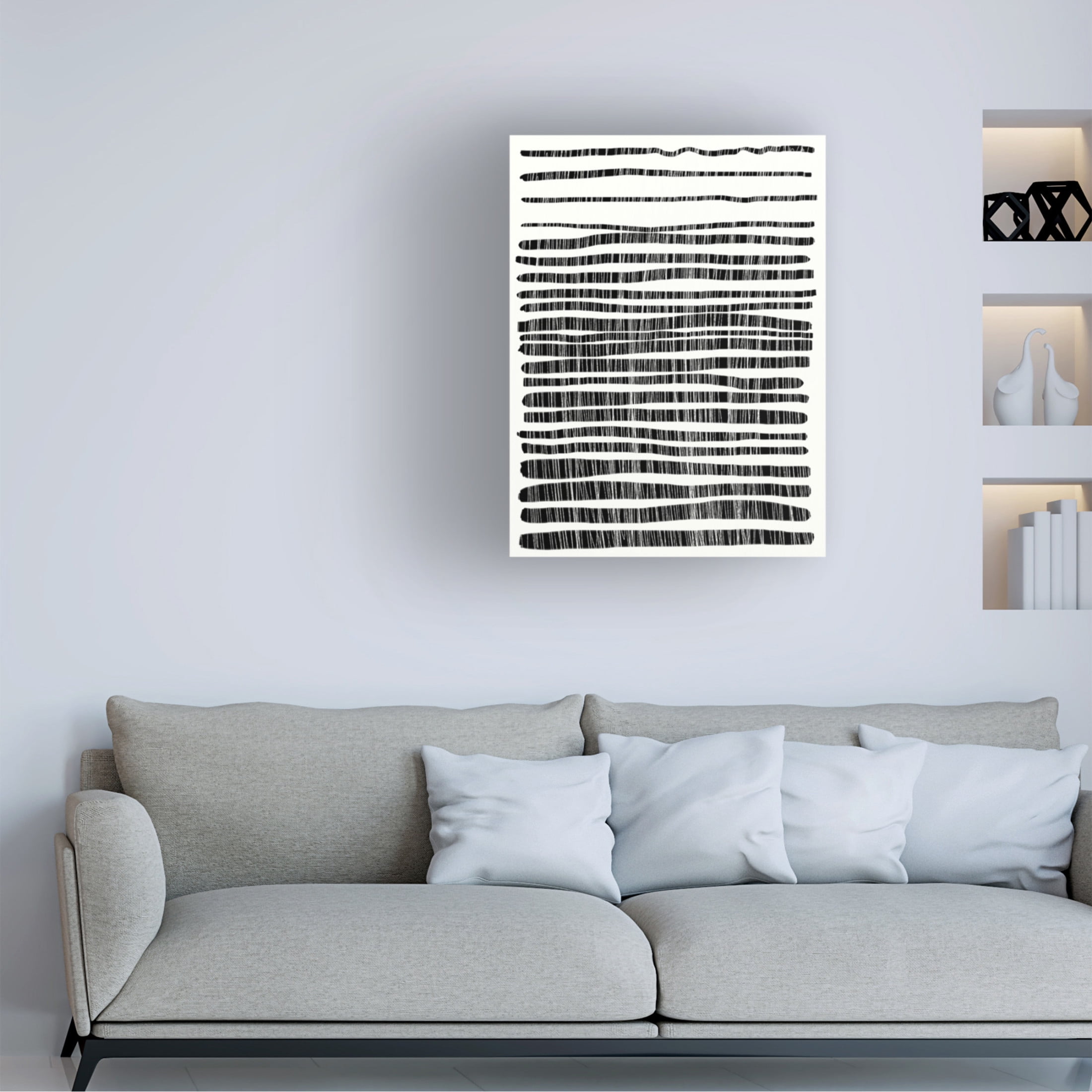 Trademark Fine Art Dan Hobday  Lines Canvas Wall Art