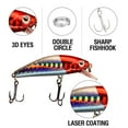 thumbnail image 4 of 3Pcs 55mm/6.5g Swivel Fishing Lure Set Plastic Worm Floating Lure, 4 of 6