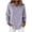 🔥 Purple, variant on Sentmoon Womens Shirt 3/4 Sleeve Travel Womens Tops Summer Striped Print Button Down Regular Fit Womens Workout Tops for Travel and Leggings Outfit M