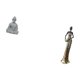 thumbnail image 5 of Estatua De Buda Mono, Escultura De Sun Wukong, Figura Africana, Estatua De Dama Tribal, Artesanía Vintage, Escultura Decorativa, Figura Coleccionable En Miniatura Para Hotel, Patio, Chimenea,, 5 of 8