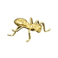 thumbnail image 3 of deevoka Brass ANT Statue Delicate Portable Creative Gift Decorative Copper Sculpture for Bright Color, 3 of 9