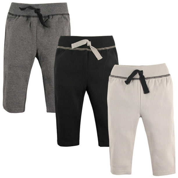 Hudson Baby Pantalones Y Mallas De Algodón Unisex Para Bebé Negro Gris 18-24 Meses