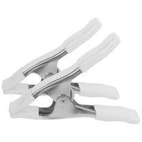 MLINS 2pcs Backdrop Clips Clamps Metal 4inch Heavy Duty Spring Clamps Non-Slip A-Clamps For Photography Backdrop Stand Woodworking