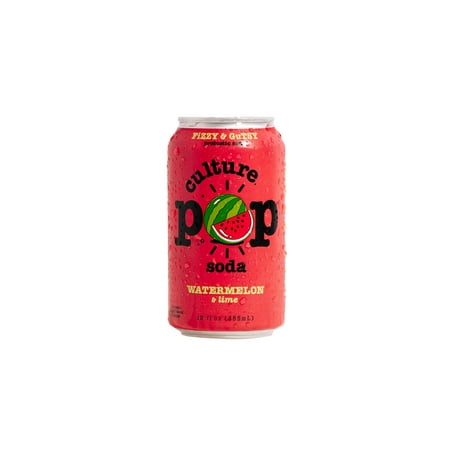 Culture Pop Soda Probiotic Watermelon 4pk 12 fl oz