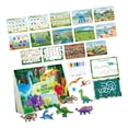 thumbnail image 2 of Libro de juguetes ocupado de dinosaurio, actividad de aprendizaje, juguete de preescolar, libro de pegatinas reutilizable Educational para niños de 3, 2 of 8