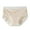 Beige, variant on Sunvit-Panties Womens Cotton Briefs - Comfortable Mid-Rise Style with Lace Trim, Scalloped Waist, Green, Size XL - Soft for Everyday Wear