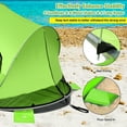thumbnail image 6 of Goplus Pop Up Beach Tent Anti-UV UPF 50+ Portable Sun Shelter for 3-4 Person, 6 of 10