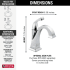 Delta Dryden Single Handle Bathroom Faucet: Chrome