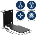 thumbnail image 3 of E-Senior ES-Bookshelves (Black, 1 Piece), 3 of 8