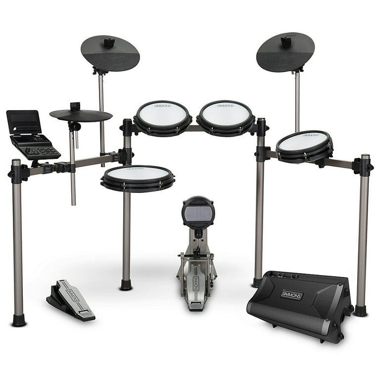 Simmons Titan 50 Electronic Drum Kit With Mesh Pads Bluetooth and