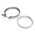 thumbnail image 3 of Band Reducer Clamp,5in to 4in Reducer Stainless Steel Flange Clamp Turbo Inlet Clamp Unbeatable Value, 3 of 8