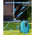 thumbnail image 3 of Battery Powered Backpack Sprayer 3.2 Gallon, Electric Graden Sprayer Works, Weed Lawn Sprayer with Telescopic Wand, 6 Nozzles, 2Pcs 2.5 Ah Battery and Charger, Sprayer Accessories, 3 of 7