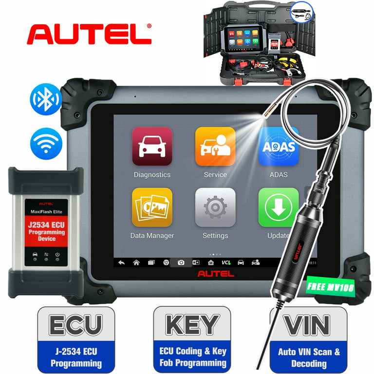 Autel MaxiSys MS908S Pro 2 Years Free Update Diagnostic Scan Tool with  J2534 ECU Programming