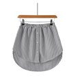 thumbnail image 2 of Fesfesfes Skirts for Women Layered Tiered Sheer Shirt Extender Extender Half Slip Plus Size Skirt, 2 of 4