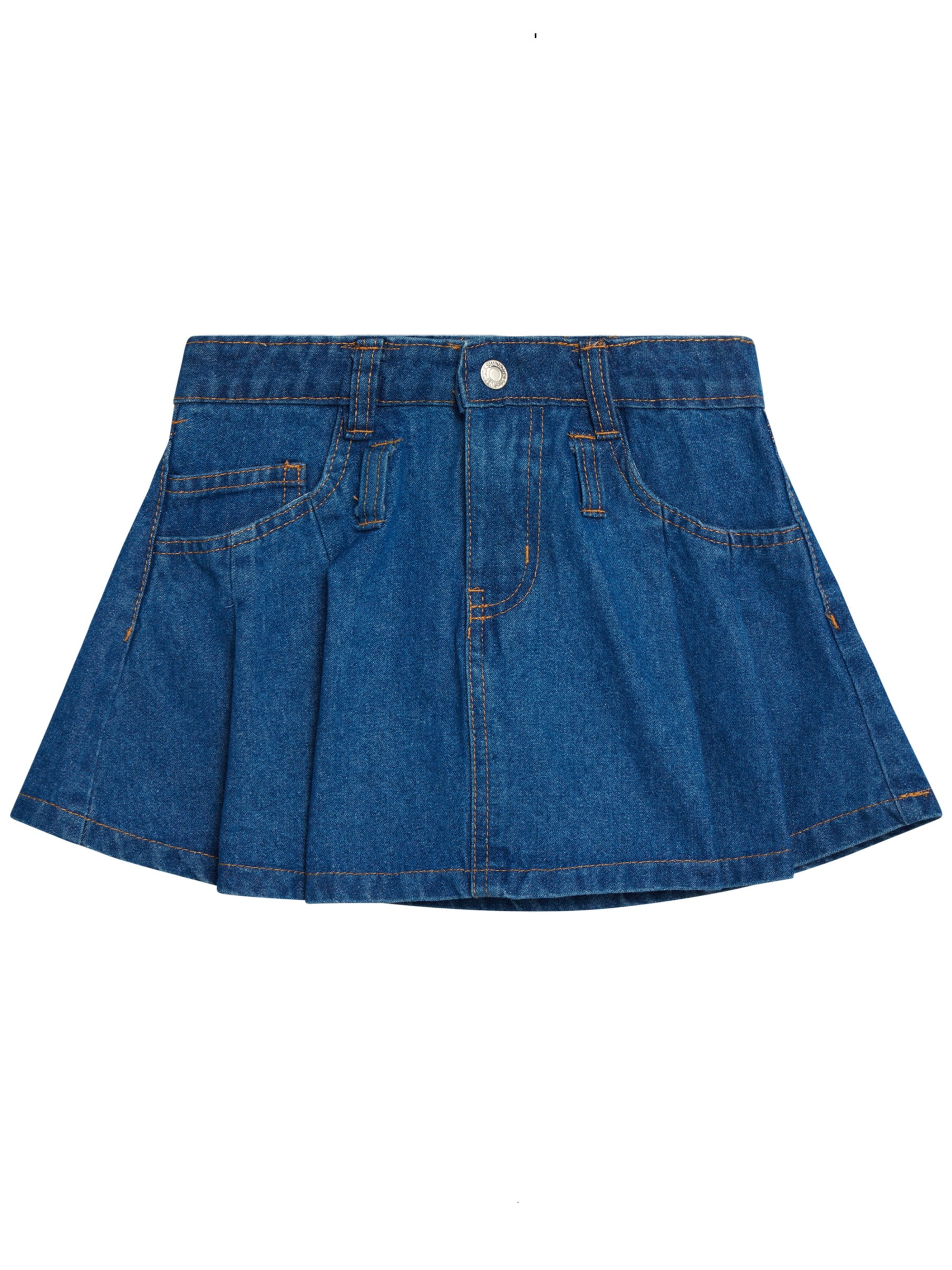 Jessica Simpson Girls' Tee and Denim Skirt Outfit Set, 2-Piece, Sizes 4-12