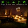 thumbnail image 4 of Luces solares impermeables para exteriores y jardines, lámparas solares LED, 8 piezas, color blanco cálido JFHHH pequeña, 4 of 5