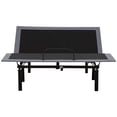 thumbnail image 3 of Pemberly Row Adjustable Bed Frame with Wired Remote - Dark Gray Fabric, 3 of 9