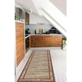 thumbnail image 4 of Gloria - Washable Rug Runner Low Profile Bordered Rubber Backed Runners Anti Slip Backing Rugs for Living Room Light Weight Foldable Area Carpet, 4 of 9