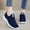 Blue, variant on Womens Fly Woven Slip On Running Shoes, Wide Foot Sandals for Women Dressy, Breathable Lightweight Non Slip Gym Walking Sneakers for Summer Travel Workout