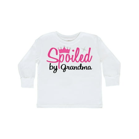 

Inktastic Spoiled By Grandma Gift Toddler Toddler Girl Long Sleeve T-Shirt