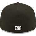 thumbnail image 4 of Men's New Era Chicago White Sox Black & White Low Profile 59FIFTY Fitted Hat, 4 of 6