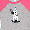 thumbnail image 4 of Inktastic B/W Frenchie (Darks) Boys or Girls Baby Bodysuit, 4 of 5