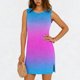 thumbnail image 1 of TaTaai Women's Round Neck Sleeveless Slip Dress Solid Color Casual Pullover Dress with Side Slit Lightweight Summer Stretchy Fit Gift, 1 of 6
