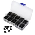 thumbnail image 4 of Narices de ojos de oso de peluche, narices de ojos de juguete exquisitas y duraderas para manualidades de títeres para animales de peluche para osos de peluche para(580 piezas en una caja (negro)) Amonsee NO, 4 of 6