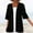 Black 01, variant on Babysbule Women's Tops, Jackets& Coat Fashion Women Fashion Cardigan Up Casual Solid Color Half Sleeve Hoodeless Top
