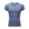 thumbnail image 4 of HUANBAI V Neck Casual Short Sleeved Summer Knit T Shirt, 4 of 4