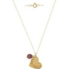 Simply Gold Amethyst Crystal Swarovski E