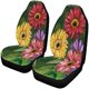 thumbnail image 1 of ABPHQTO Juego de 2 fundas para asientos de coche, bonitas flores de margarita, protector universal para asientos delanteros de coche, apto para coche, SUV, sedán, camión, 1 of 3