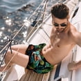 thumbnail image 2 of luoweisi Men's Beach Shorts Quick Dry Swim Trunks with Mesh Lining Chameleon L, 2 of 5