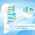 thumbnail image 5 of 8x Dual Toothbrush Replacement Electric Brush Heads Attachments Accessories Fit For Oral-B 3733 4732 4734, 5 of 7