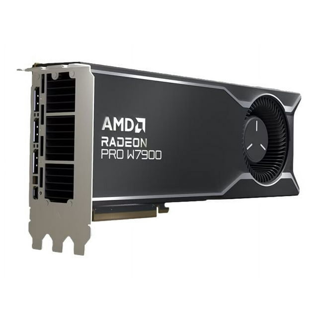 AMD Radeon Pro W7900 - Carte Graphique - Radeon Pro W7900 - 48 Go GDDR6 - PCI Express 4.0 x16 (rear drive) - 3 x DisplayPort, Mini DisplayPort