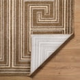 thumbnail image 4 of Mark&Day Area Rugs, 7x9 Cam Global Dark Brown Area Rug, Dark Brown Taupe Light Gray Carpet for Living Room, Bedroom or Kitchen (6'7" x 9'), 4 of 7