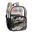 thumbnail image 2 of Clear Backpack 12L Large Capacity Transparent Waterproof Soft Gradients Plaid, 2 of 8