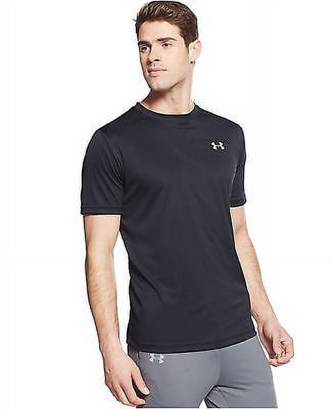 Under Armour – T-shirt de compression Armour HeatGear à manches courtes pour homme - (475) Bleu clair (Carolina Blue)/Blanc, taille XS