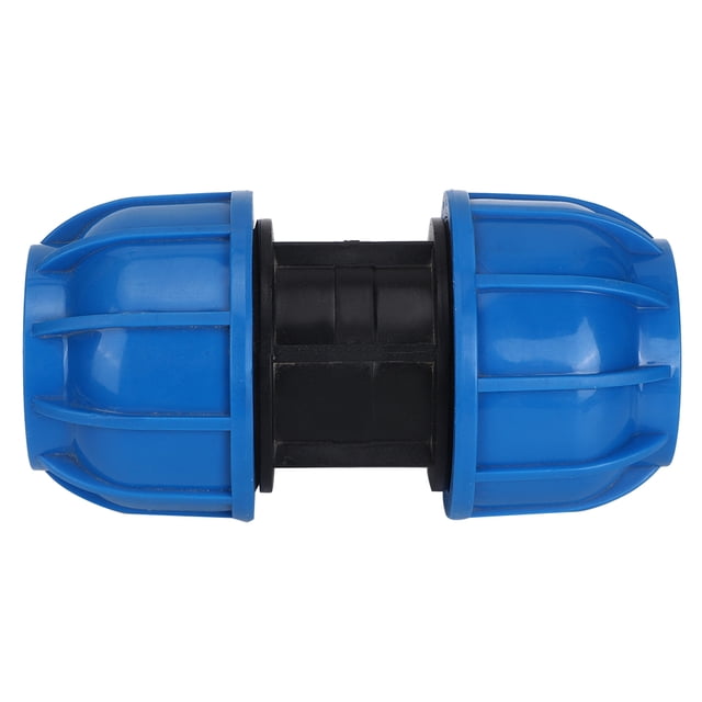 Accesorios De Conector De Tubería De Agua Recta, Adaptador De Conector De Tubería Recta De Plástico PE, 63mm A 63mm