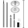 thumbnail image 1 of REKHHY  Dance Pole Portable Dancing Pole Height Adjustable 6.9ft-9ft Static Spinning Pole for Apartment, Silver/Argent, 1 of 9